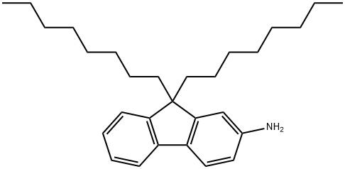 9,9-二辛基-9H-芴-2-胺结构式