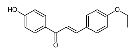 3-(4-ethoxyphenyl)-1-(4-hydroxyphenyl)prop-2-en-1-one Structure