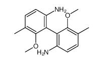 2,2'-dimethoxy-3,3'-dimethyl-6,6'-diaminobiphenyl Structure