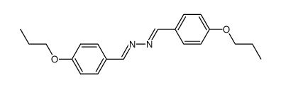 4,4'-di-n-propyloxybenzalazine Structure