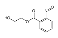 2-nitroso-benzoic acid-(2-hydroxy-ethyl ester)结构式