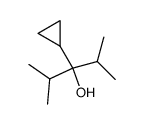 3-cyclopropyl-2,4-dimethyl-pentan-3-ol结构式