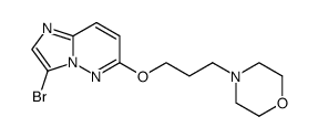 4-(3-((3-bromoimidazo[1,2-b]pyridazin-6-yl)oxy)propyl)morpholine结构式