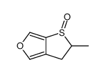 2,3-Dihydro-2-methylthieno<2,3-c>furan-1-oxid Structure
