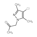 1-(4-CHLORO-3,5-DIMETHYL-PYRAZOL-1-YL)-PROPAN-2-ONE结构式