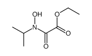 ethyl 2-[hydroxy(propan-2-yl)amino]-2-oxoacetate结构式