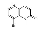8-bromo-1-methyl-1,5-naphthyridin-2(1H)-one结构式