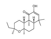 8,13-epoxy-2-hydroxylabd-2-en-1-one结构式