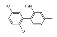 2'-Amino-4'-methyl-biphenyl-2,5-diol结构式