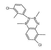 7-chloro-3-(3-chloro-2-methylphenyl)-2,4,8-trimethyl-1,2,3,4-tetrahydro-2,4-dibora-1,3-diazanaphthalene Structure