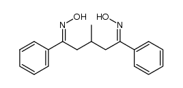 3-methyl-1,5-diphenyl-pentane-1,5-dione dioxime Structure