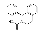 (S)-1,2,3,4-tetrahydro-1-phenyl-isoquinoline-2-carboxylic acid结构式