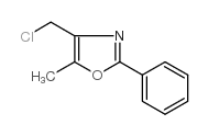 4-Chloromethyl-5-methyl-2-phenyl-oxazole Structure