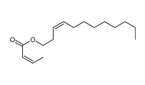 [(E)-dodec-3-enyl] (Z)-but-2-enoate结构式