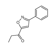 1-(3-phenyl-isoxazol-5-yl)-propan-1-one Structure
