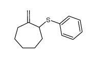(2-methylenecycloheptyl)(phenyl)sulfane Structure