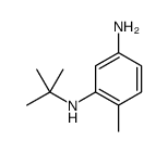 3-N-tert-butyl-4-methylbenzene-1,3-diamine结构式