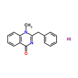 2-Benzyl-1-methyl-4(1H)-quinazolinone hydroiodide (1:1)结构式