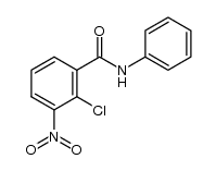 2-chloro-N-phenyl-3-nitrobenzamide Structure