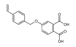 4-[(4-ethenylphenyl)methoxy]phthalic acid Structure