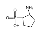 Cyclopentanesulfonic acid, 2-amino-, (1R,2R)-rel- (9CI)结构式