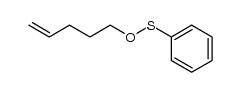 phenylthio-4-pentenol Structure