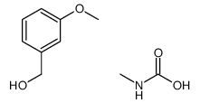 (3-methoxyphenyl)methanol,methylcarbamic acid Structure
