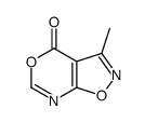3-Methyl-4H-[1,2]oxazolo[5,4-d][1,3]oxazin-4-one Structure