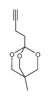 4-but-3-ynyl-1-methyl-3,5,8-trioxabicyclo[2.2.2]octane结构式