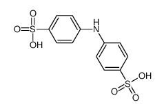 4-(4-sulfoanilino)benzenesulfonic acid Structure