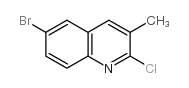 6-溴-2-氯-3-甲基喹啉结构式