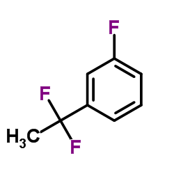 1-(1,1-Difluoroethyl)-3-fluorobenzene structure