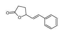 5-(2-phenylethenyl)oxolan-2-one Structure