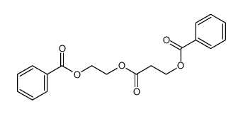 [3-(2-benzoyloxyethoxy)-3-oxopropyl] benzoate结构式