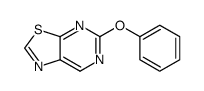 5-phenoxy-[1,3]thiazolo[5,4-d]pyrimidine结构式