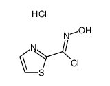 2-thiazolylhydroxamoyl chloride hydrochloride Structure