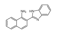 2-(1H-benzimidazol-2-yl)naphthalen-1-amine Structure