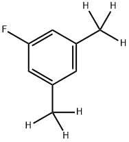 3,5-(Dimethyl-d6)-fluorobenzene结构式