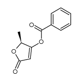 4-benzoyloxy-5(S)-methyl-2(5H)-furanone Structure