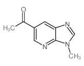 1-(3-甲基-3h-咪唑并[4,5-b]吡啶-6-基)乙酮结构式