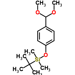 tert-Butyl[4-(dimethoxymethyl)phenoxy]dimethylsilane Structure