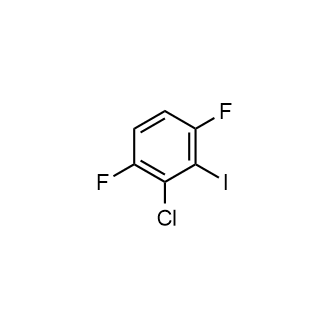 2-Chloro-3,6-difluoroiodobenzene Structure