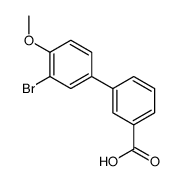 3-(3-Bromo-4-methoxyphenyl)benzoic acid, 2-Bromo-4-(3-carboxyphenyl)anisole, 3'-Bromo-3-carboxy-4'-methoxybiphenyl picture