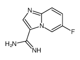 IMidazo[1,2-a]pyridine-3-carboximidamide, 6-fluoro- structure