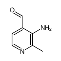 3-amino-2-methylpyridine-4-carbaldehyde Structure