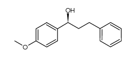 (S)-1-(4-methoxyphenyl)-3-phenylpropan-1-ol结构式