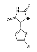 5-(5-bromothiophen-2-yl)imidazolidine-2,4-dione Structure
