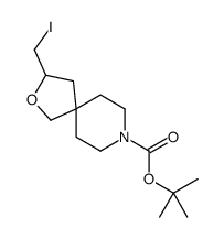 Tert-Butyl 3-(Iodomethyl)-2-Oxa-8-Azaspiro[4.5]Decane-8-Carboxylate structure