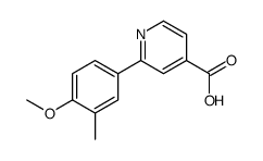 2-(4-methoxy-3-methylphenyl)pyridine-4-carboxylic acid Structure