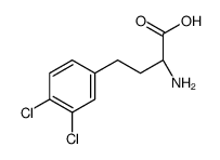 (2S)-2-amino-4-(3,4-dichlorophenyl)butanoic acid结构式